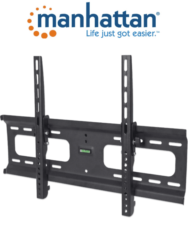 MANHATTAN 424752 - Soporte de Pared para Pantallas de 37 a 70 Pulgadas/ 75 Kg de Carga/ Ajuste Vertical/ Acero Reforzado/ VESA 200/ 400x200/ 300/ 400/ 600x400/#I&MBFIN #MCI2Q125