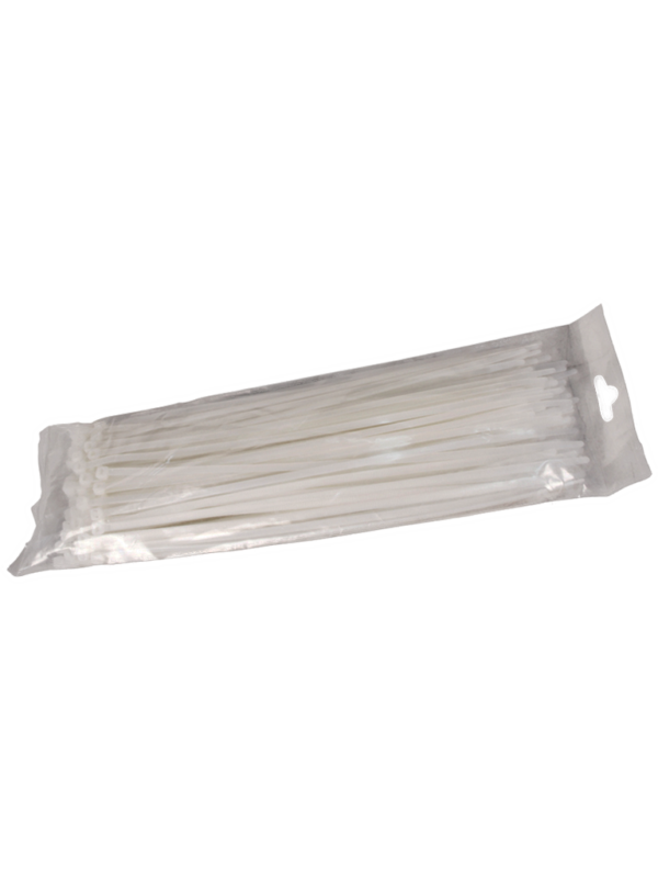 SAXXON CN36X150 - Cincho sujetacable / 3.6 mm X 150 mm / Blanco / Bolsa con 100 piezas / Nylon