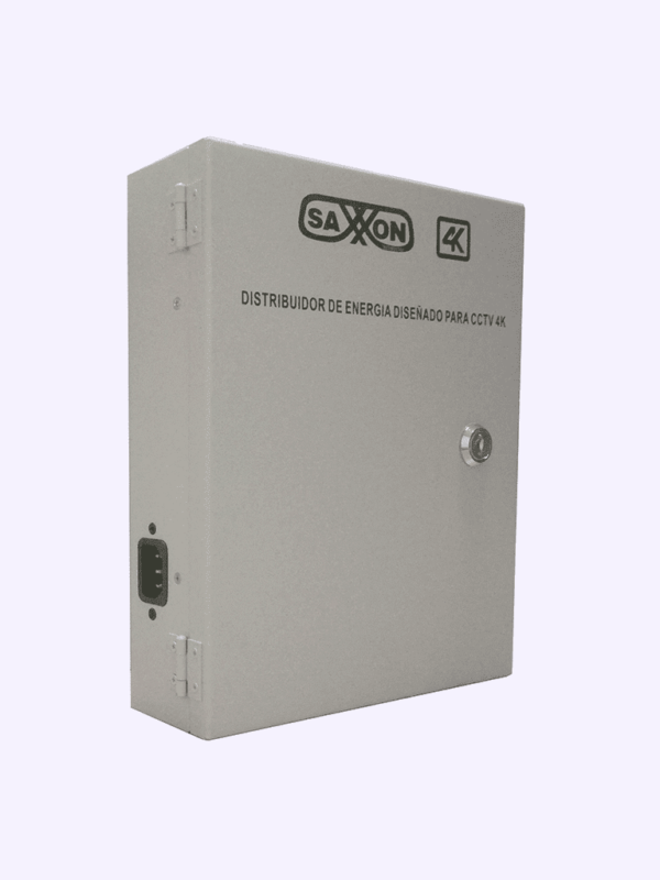 SAXXON PSU1213D8H- Fuente de Poder Profesional de 11 a 15 vcd/ 13 Amperes/ Para 8 Camaras Hasta 4k/ 1.6 Amperes por Canal/ Protección contra Sobrecargas/ Filtro de Ruido por Canal/ Uso rudo/ - Image 4
