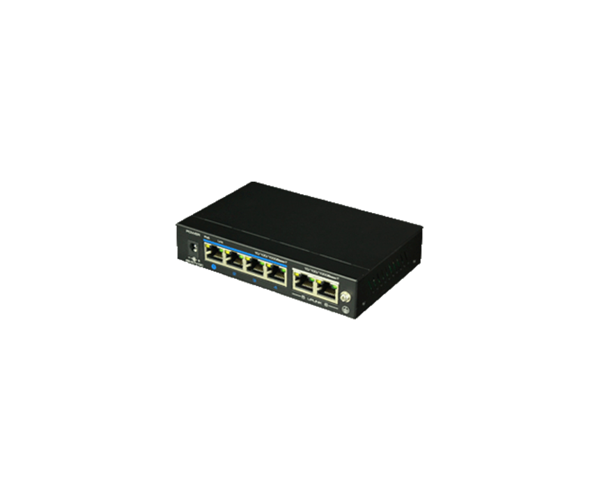 UTEPO UTP3GSW04TP60 - Switch Gigabit PoE no administrable con 4 puertos PoE Gigabit, 2 puertos Gigabit RJ45, modo CCTV, PoE 60W - Image 2