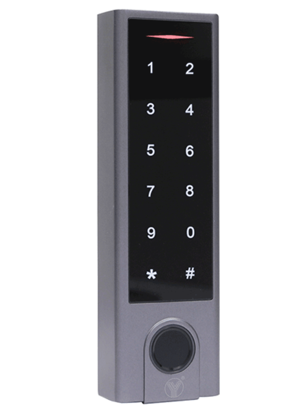 YLI YK1068A - Control de Acceso con Teclado Touch / Huella / Tarjetas ID 125 Khz / Exterior / Entrada Wiegand para Lector Esclavo #YL1 - Image 3