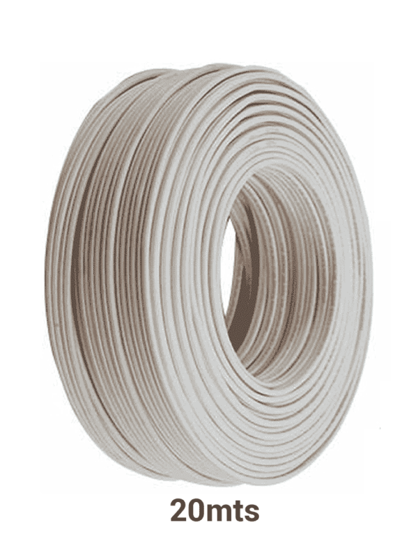 TVC CB20M - Cable bujía o doble aislado para cercos eléctricos Yonusa/ Multifilar 22 AWG / Bobina de 20 Mts/ #MásVendido - Image 3