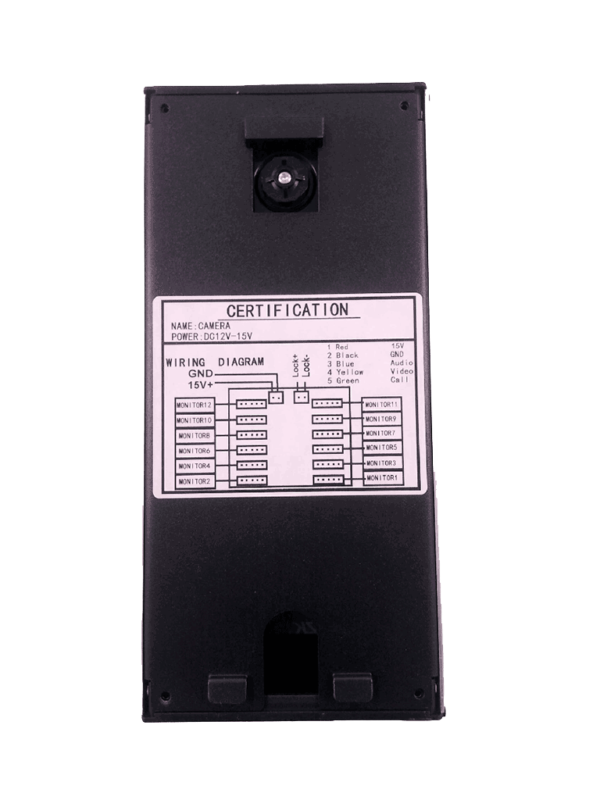 ZKTeco VE04A01PAQ4P - Paquete de Videoportero para 4 Departamentos VE04A01 con 1 Monitor VDPIB4 de 4.3 pulgadas - Image 2