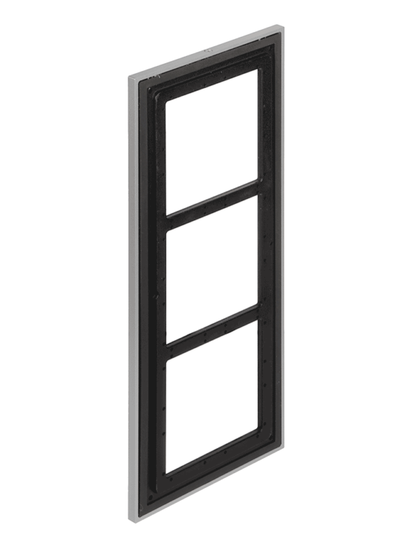 DAHUA VTM126 - PANEL FRONTAL PARA 3 MODULOS CON MATERIAL DE ACERO INOXIDABLE. Y PROTECCION IP65/ IK07. COMPATIBLE CON VTO4202F #MCI2Q125 - Image 2
