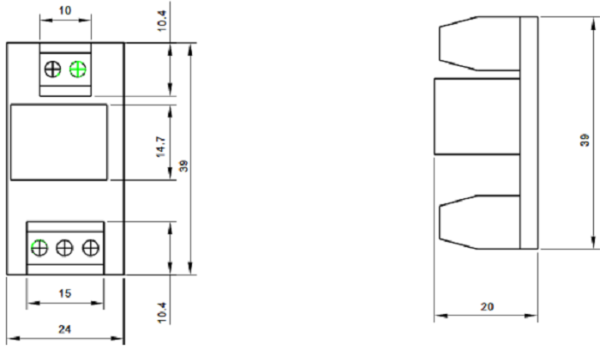 YLI PCB502 - Modulo de relevador externo / Para control de acceso / Conexiones NO / NC / COM a 12 VDC/ - Image 2