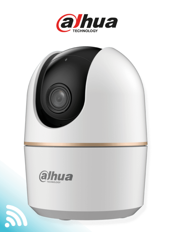 DAHUA DH-H5A - Cámara IP Domo Motorizado Wifi de 5 Megapíxeles con IA, autotracking, audio bidireccional (micrófono y altavoz), sirena, IR de 10 m, ranura MicroSD, detección de humanos y modo privacidad. #WiFiDahua #MCI2Q125