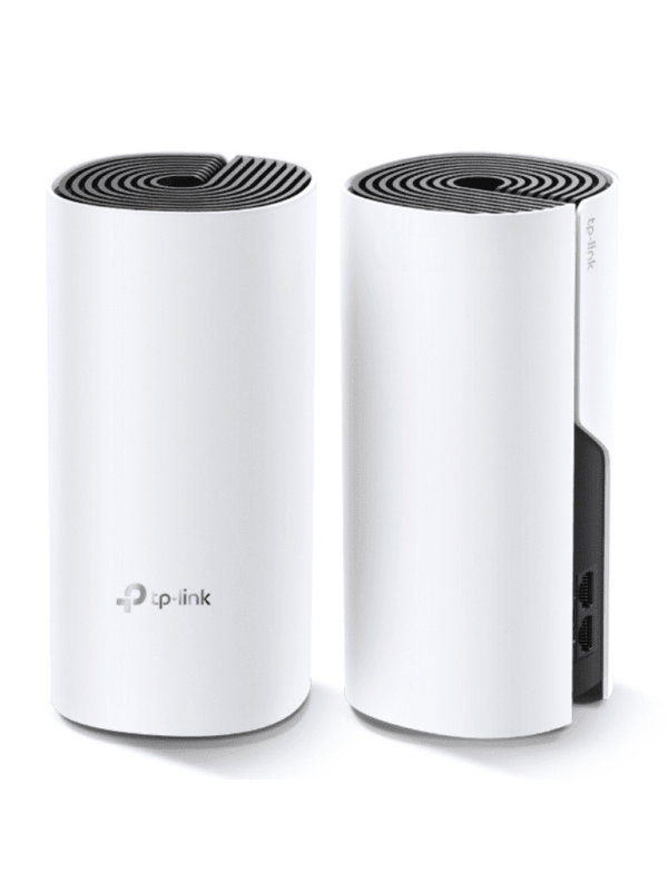 TP-LINK DECO M4 (2-Pack) - Kit de 2 routers inalámbricos MESH para interior y hogar de doble banda Wi-Fi 5 AC1200 Mbps, con 2 puertos Gigabit WAN/LAN, 2 antenas internas y administración mediante la app Deco (iOS, Android). (2 piezas) #O4 #MCI2Q125 - Image 2