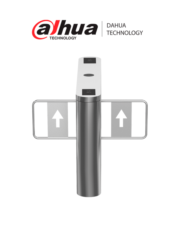 Dahua DHI-ASGB622K-D Swing Barrier/ Anticolision/ Alarma y Luz ajustable/ Ajuste de Volocidad de Desbloqueo/ 5 Millones/ Acero Inozidable/ 20-60 Personas/Minuto/ Interior-Exterior(Protegido)/ IR 12 Pares/ Compatible con controles de acceso de terceros