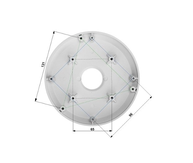 DAHUA PFA101 - Adaptador para montaje de pared PFB302S / Techo PFB300C / Camaras H dBW5121 / 5220 / 5221 / 5421 / 8231 / 8331EZ / HDC - Image 3