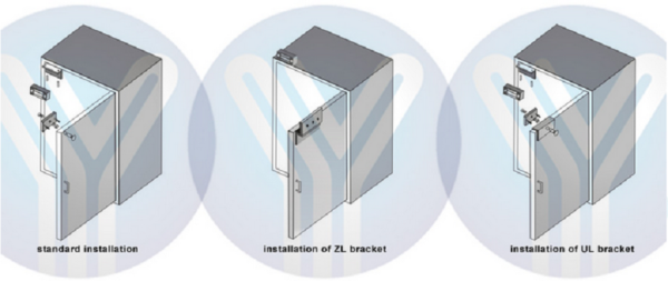 YLI YM60 - Cerradura Magnética para Control de Acceso / Fuerza de Sujeción 60 Kg o 120 Lb / 12 VDC / Para puertas de madera, vidrio y metálicas / Uso interior / Compatible con Soporte MBK70Z - Image 6