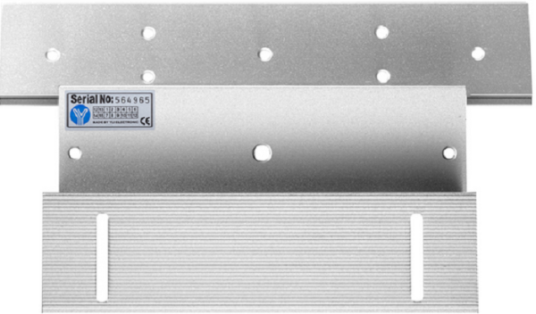 YLI MBK350ZLW - Soporte de electroiman de 350 Kg para puerta con apertura interior / Tipo Z / Compatible con YM350WS clave 76006 - Image 5