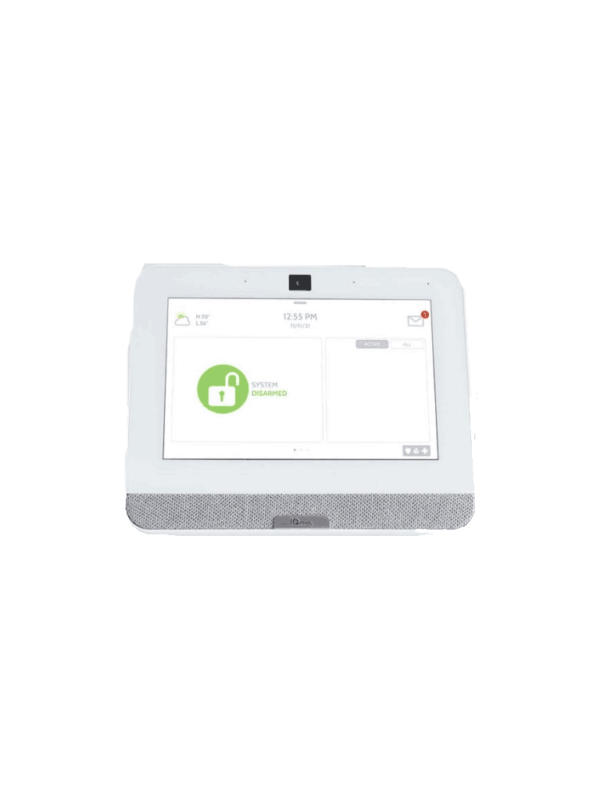 QOLSYS IQP4 - Sistema de Alarma IQPanel4 Autocontenido , con Pantalla Tactil de 7", Power G 915 Mhz . Con 4 Bocinas integradas (4W). Para la plataforma Alarm.com