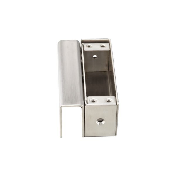 YLI BBK600 - Soporte especial para cerraduras de perno modelo YB300 para Instalación en puertas de vidrio / Aluminio - Image 2
