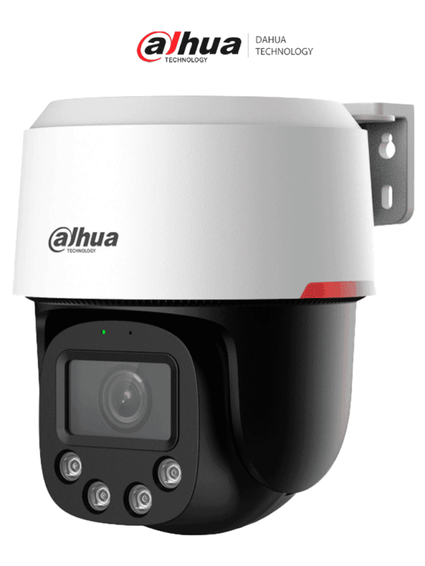 DAHUA DH-SD2C400NA-B-PV-0400-S2-PRO Cámara IP PT de 4MP ofrece visión WizColor/ SMD3.0/ Protección perimetral/ audio bidireccional, detección de humanos, ranura MicroSD, IP66 y PoE #LoNuevo #WIZD
