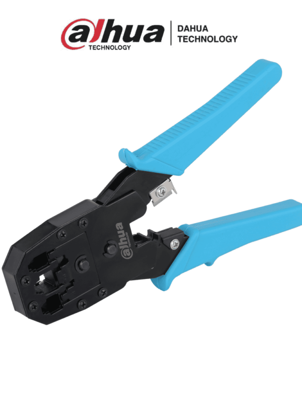 DAHUA DH-PFM915 -Pinzas para Plegar (Crimpear o Ponchadoras) de Conectores RJ45 y RJ11/ Multifuncional Cortar y Pelar Cable/ Cuchilla SK5/ Fabricada en Acero A3 alta resistencia y durabilidad/ #LoNuevo