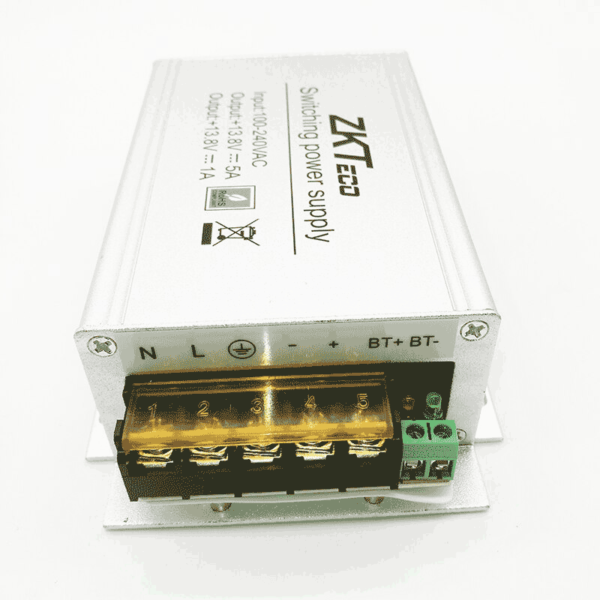ZKTECO TPM005B - Fuente de Poder para Gabinete ZKTECO / 110V de Entrada / 12V de Salida / Compatible con Paneles InBio - Image 3