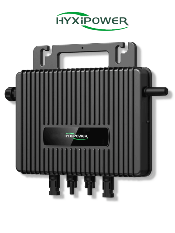 HYXIPOWER HYXM1000S - Microinversor Residencial / Potencia Salida 1000W / Comunicación SUB-1G / Conexión Hasta 2 Módulos /Protección IP67 / Diseño Tipo Gancho / Plug & Play
