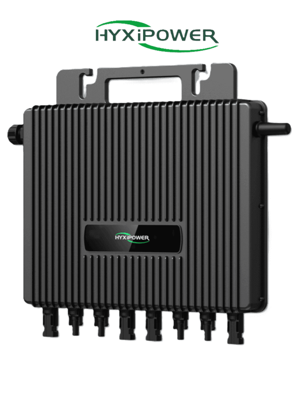 HYXIPOWER HYXM2000S - Microinversor Residencial / Potencia Salida 2000W / Comunicación SUB-1G / Conexión Hasta 4 Módulos /Protección IP67 / Diseño Tipo Gancho / Plug & Play