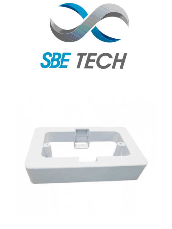 SBETECH CUNIV2 - Caja universal de PVC / 2X4 / Gama económica / Fácil instalación/ Fácil limpieza