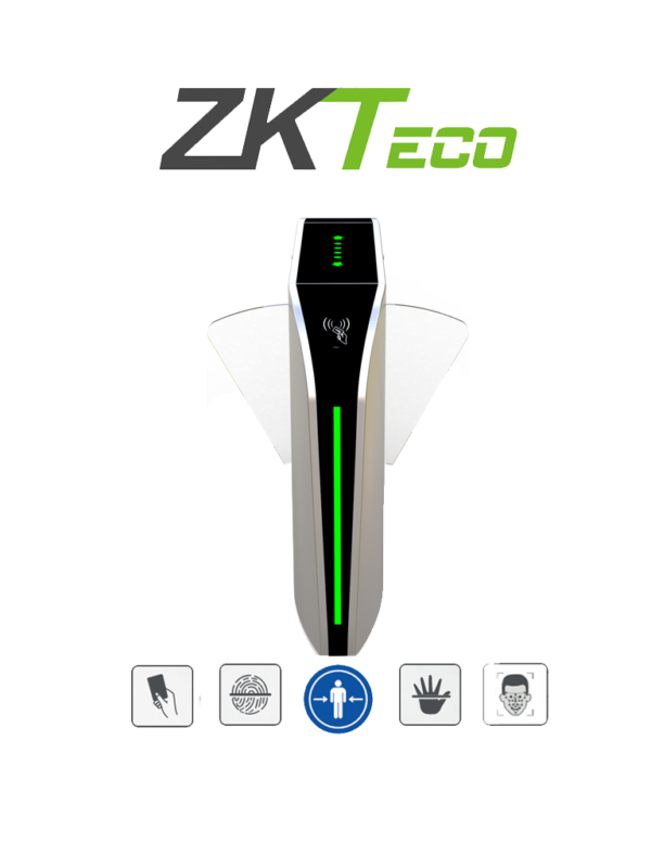 ZKTECO FBL320 - Barrera Peatonal Central Retraible / Acero SUS304 / Aleta de Acrílico / 110V / 35 Personas x Min / Carril 60 cm / Exterior Protegido / 2 millones de Ciclos / Infrarrojos de Seguridad / No cuenta con Lectores y Panel #spf