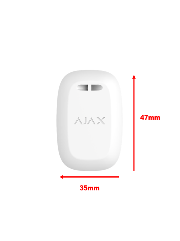 AJAX Button W - Botón inteligente multifuncional. Botón de pánico / Control de dispositivos de automatización / Silenciar alarmas de detectores de incendios. Color Blanco (28203.26.WH3) #VIVESEGURO - Image 5