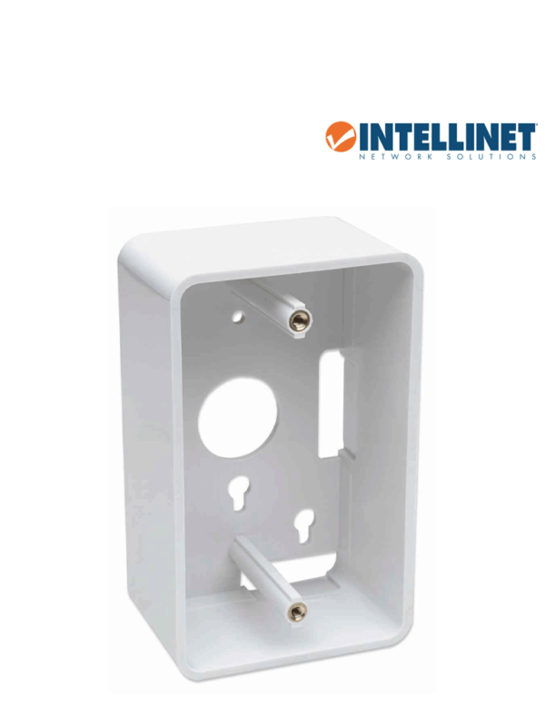 INTELLINET 517874 Caja para pared Conexión sencilla, 4.8 cm de profundidad, blanco Conexión sencilla, 4.8 cm de profundidad, blanco - Image 2