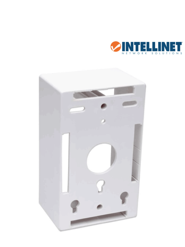 INTELLINET 517874 Caja para pared Conexión sencilla, 4.8 cm de profundidad, blanco Conexión sencilla, 4.8 cm de profundidad, blanco - Image 3