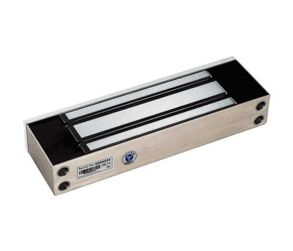 YLI YM500NW - Cerradura Magnética para exterior IP68 / Fuerza de Sujeción 500Kg /1200Lb / Voltaje Dual 12v / 24VDC / Compatible con Soporte MBK500NZLW / Puertas de madera, vidrio, metálica - Image 5