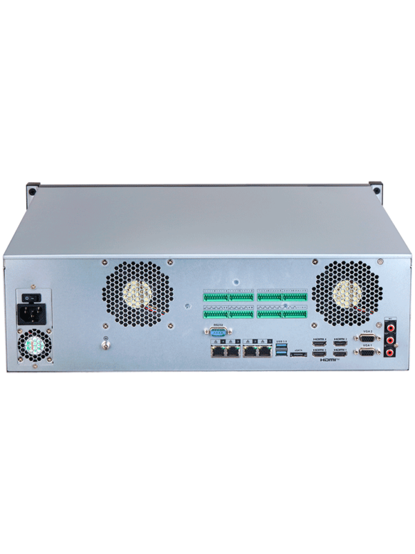 DAHUA DHI-NVR616H-64-XI - NVR de 64 canales IP Wizmind/ H.265+/ Grabación IA/ Soporta 8 ch face detection y recognition, 40 bases de datos de rostros, 32 canales proyección perimetral 32 canales smd plus - Image 3
