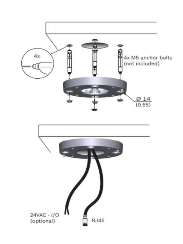 BOSCH V_NDAUPMT - Soporte tubo colgante de 31CM - Image 3