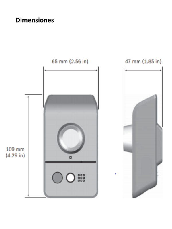 BOSCH V_NPC20012F2 - TYNION IP 2000 HD / Interior / Resolucion 720p / Lente 2.5 mm. - Image 3