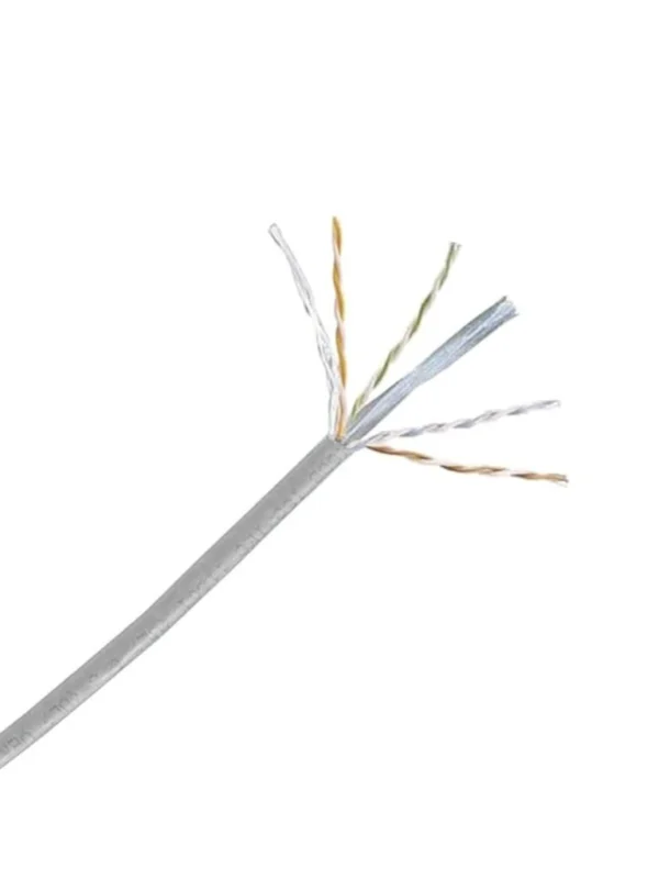 PANDUIT NUC6C04IG-FE Bobina de Cable UTP CAT 6 100% cobre, NetKey / Caja con 1,000 Pies (305 metros) / 4 pares / 24 AWG / Categoría 6 / Gris #MCI1