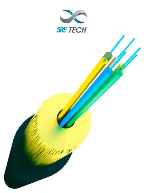 SBETECH SBE-FOINE65010GOM4 - Fibra Optica MULTIMODO para uso interior/exterior tubo apretado 50/125, LSZH, 10G, OM4 6 hilos/Metro