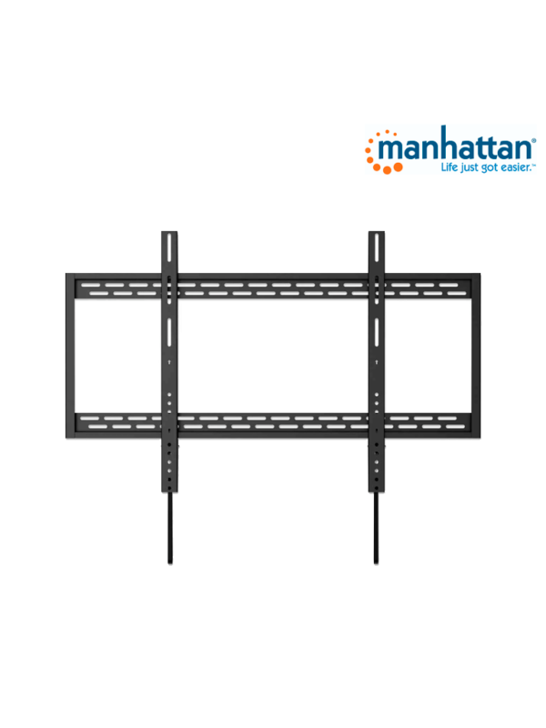 MANHATTAN 461993 - Soporte de Pared para Pantallas de 60 a 100 Pulgadas/ 100 Kg de Carga/ Fijo/ Acero de Alta Calidad/ VESA 200/ 300/ 400X200/ 400/ 600X400/ 800X400/ 800X600/ 900X600/ Certificaciones RoHS, UL/ - Image 2