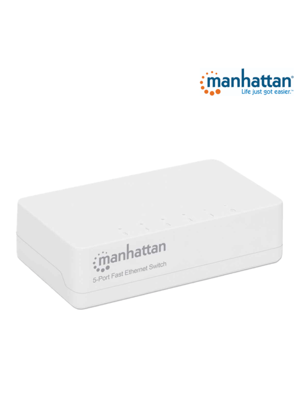 MANHATTAN 560672 Switch Fast Ethernet de 5 puertos De Plástico, Para escritorio, IEEE 802.3az - Image 6