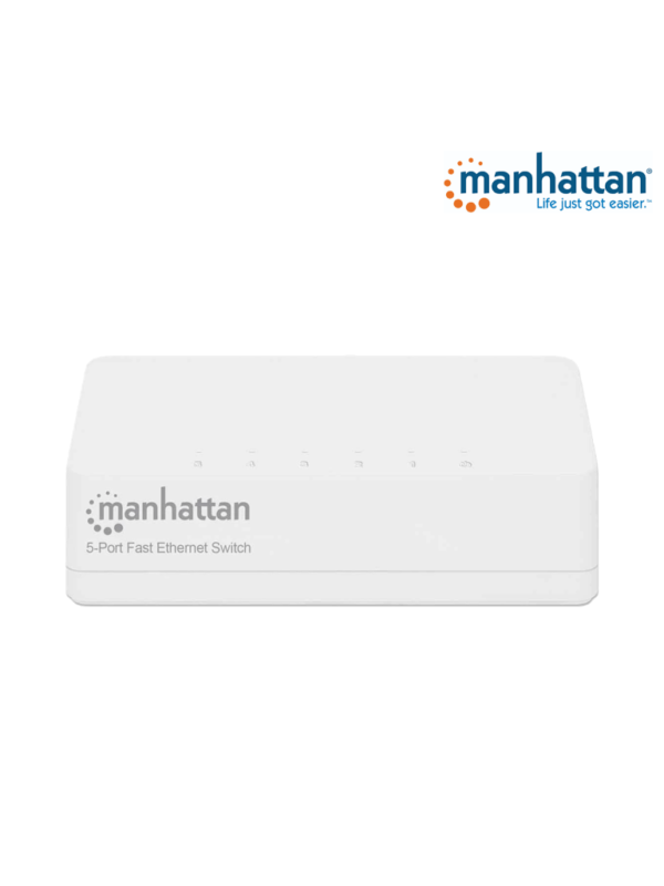 MANHATTAN 560672 Switch Fast Ethernet de 5 puertos De Plástico, Para escritorio, IEEE 802.3az - Image 5