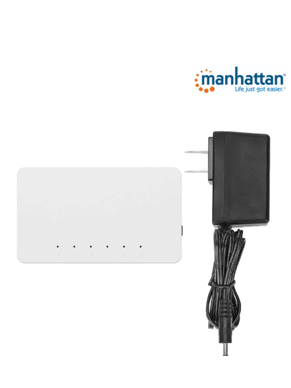 MANHATTAN 560672 Switch Fast Ethernet de 5 puertos De Plástico, Para escritorio, IEEE 802.3az - Image 4