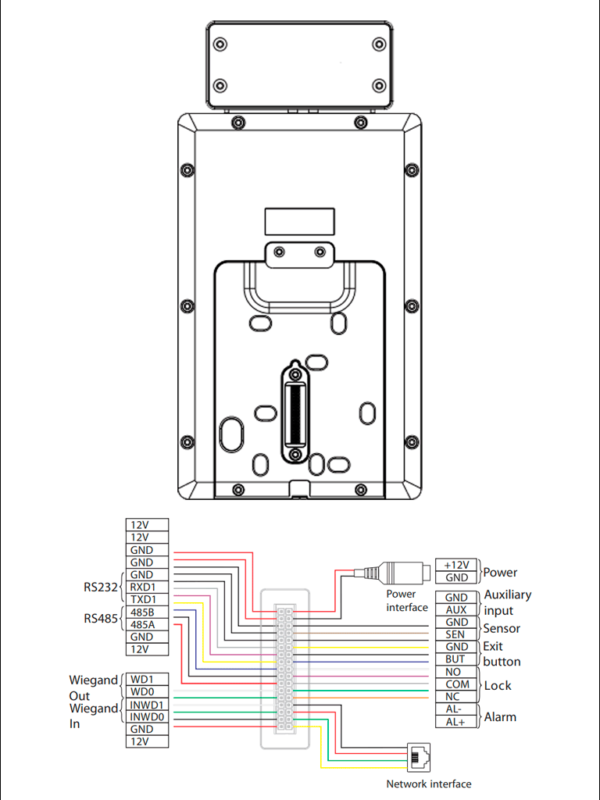 ZKTECO PROFACE X TI - Terminal de Control de Acceso y Asistencia Facial y Palma con Medición de Temperatura y Detección de Cubrebocas/ Lectura de QR / 30000 Rostros/ Serie Visible Light - Image 4