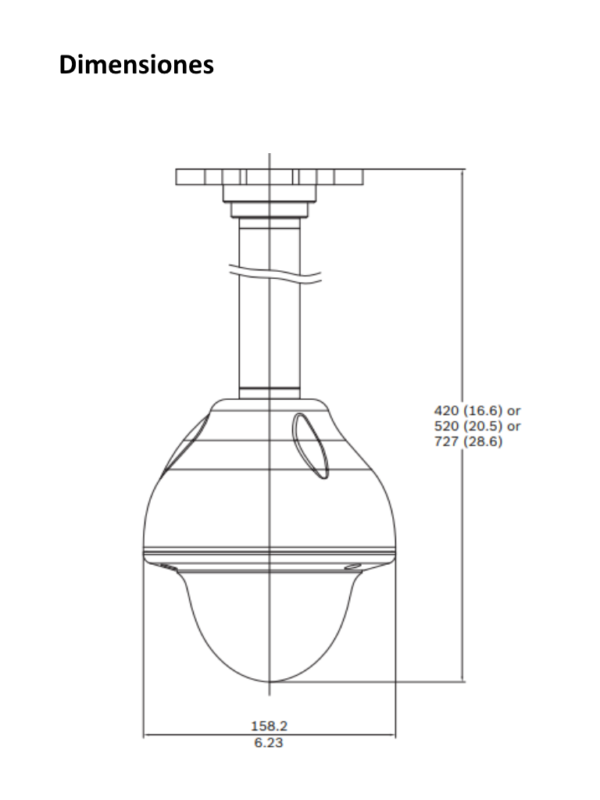 BOSCH V_VDAPMTDOME - Colgante de montaje en techo - Image 5