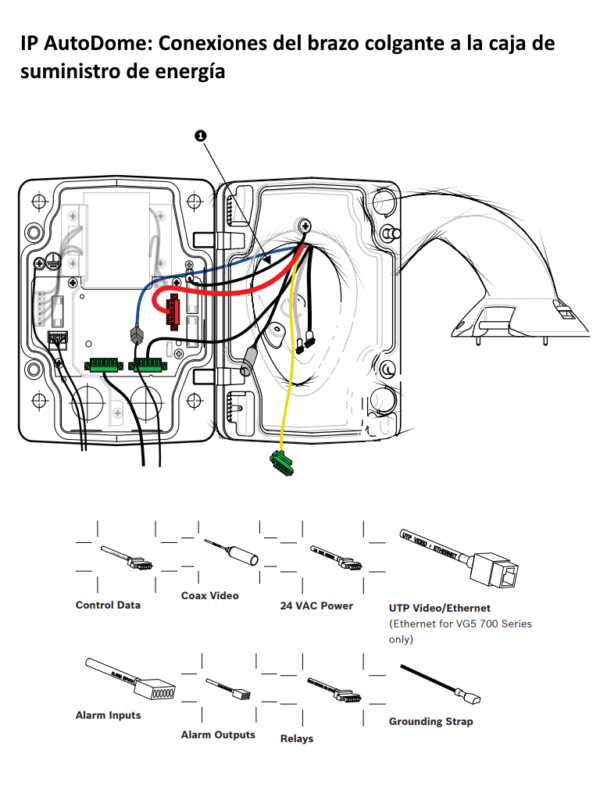 BOSCH V_VG4APA2 - Soporte de brazo para instalacion en pared de PTZ / Transformador de 230VCA / Compatible con AUTODOME - Image 2