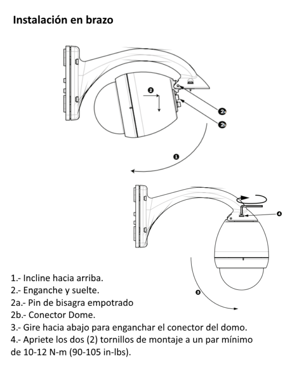 BOSCH V_VG4APA2 - Soporte de brazo para instalacion en pared de PTZ / Transformador de 230VCA / Compatible con AUTODOME - Image 3
