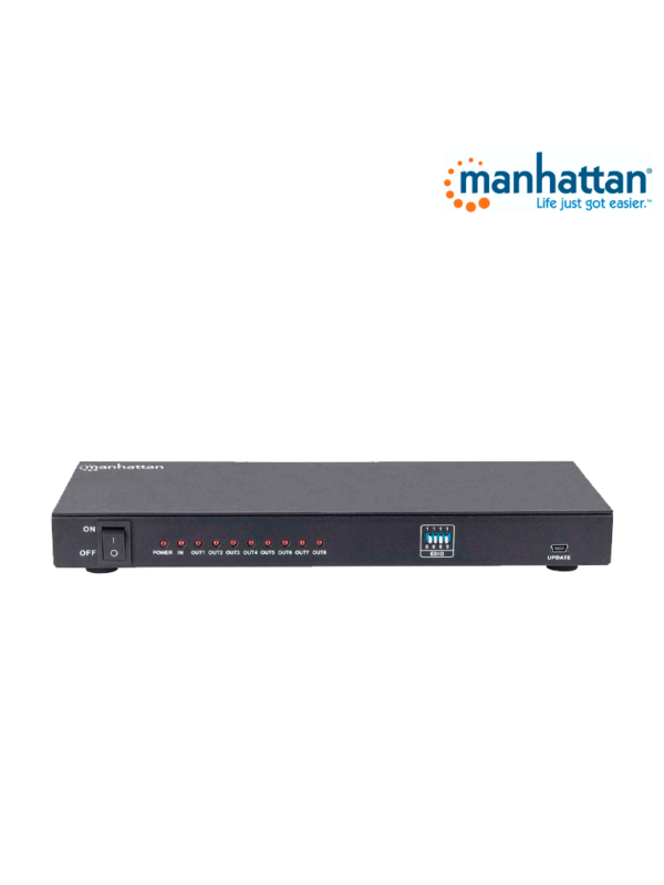 MANHATTAN 207560 - Video Splitter / HDMI / 4k@30Hz / 1 in:8 out - Image 5