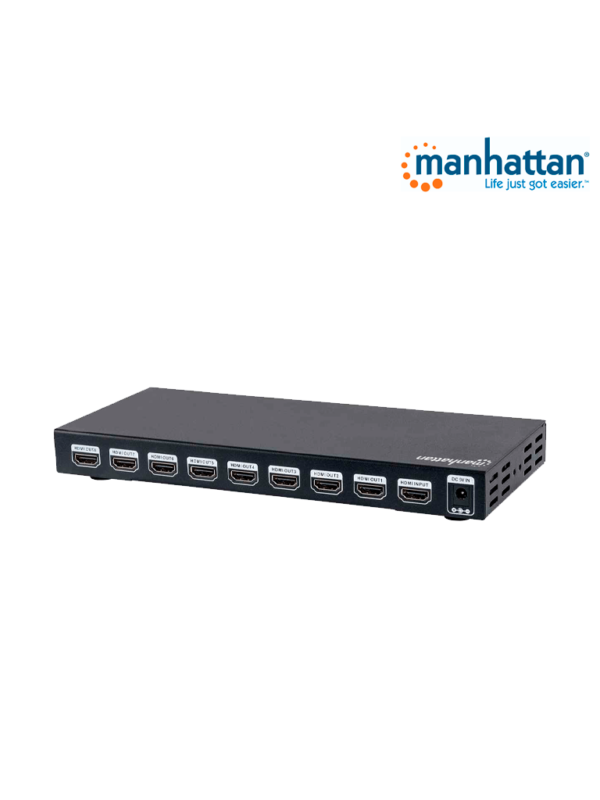 MANHATTAN 207560 - Video Splitter / HDMI / 4k@30Hz / 1 in:8 out - Image 2