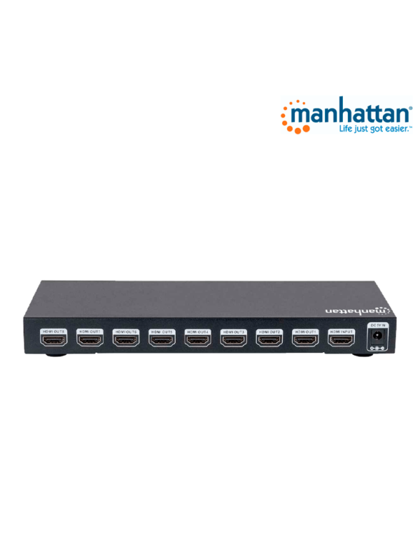 MANHATTAN 207560 - Video Splitter / HDMI / 4k@30Hz / 1 in:8 out - Image 4