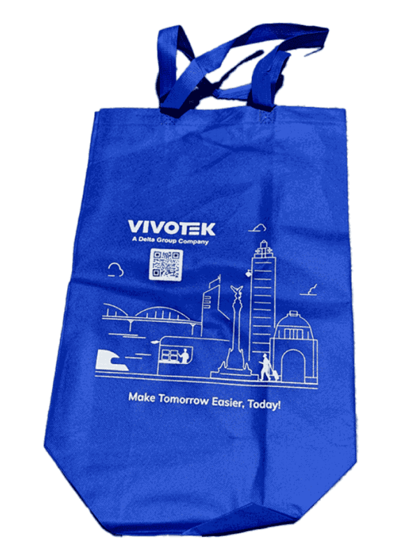 VIVOTEK - MATERIAL POP - Bolsa de Tela color azul