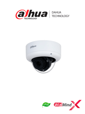 DAHUA DH-IPC-HDBW7842E1-Z-X - Camara IP Domo de 8 MP/ WizMind/ Lente Motorizado/ IR de 40 Metros/ Reconocimiento Facial/ Conteo de personas/ Audio bidireccional/ Deep Learning/ E&S de Alarma y Audio/ ePoE/ IK10