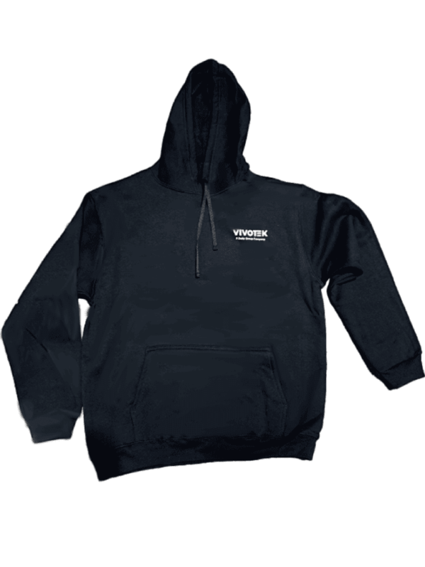 VIVOTEK - MATERIAL POP - Sudadera hoodie color negro, talla XL