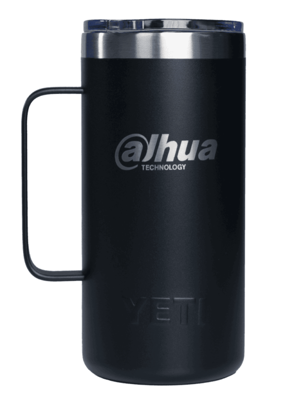 TVC MATPOP - Termo con asa de 14oz y tapa magslider color negro, con impresión de logo DAHUA Y TVC - Image 2