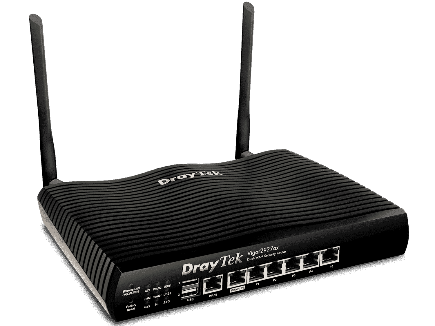 DRAYTEK VIGOR2927AC- Ruteador Inalámbrico Multi WAN con 1 puerto WAN GE RJ45, 1 puerto intercambiable LAN & WAN, 5 puertos LAN GE, 50 VPN, 2 puertos USB y WiFi AC hasta 1733 Mbps - Image 2