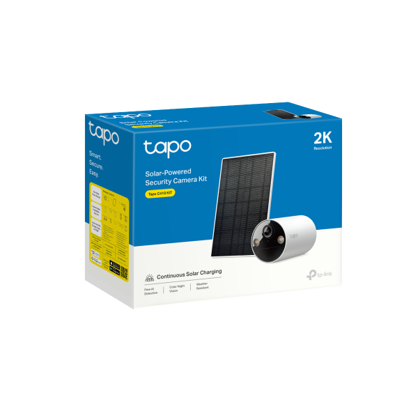 Tapo C410 KIT Cámara de Vigilancia Wi-Fi Solar con Vista 3MP QHD y Detección IA Avanzada gratuita, Grabación de Vídeo 2K QHD, Alimentación Ininterrumpida. IP66. - Image 2